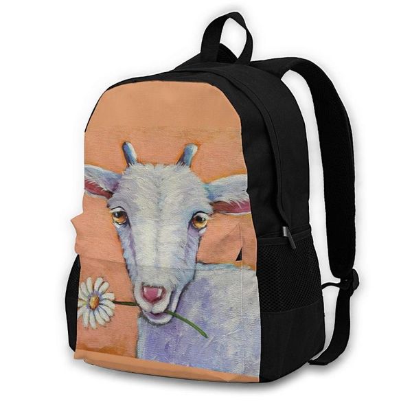 backpack goat backpacks girl soft stylish polyester trekking bags
